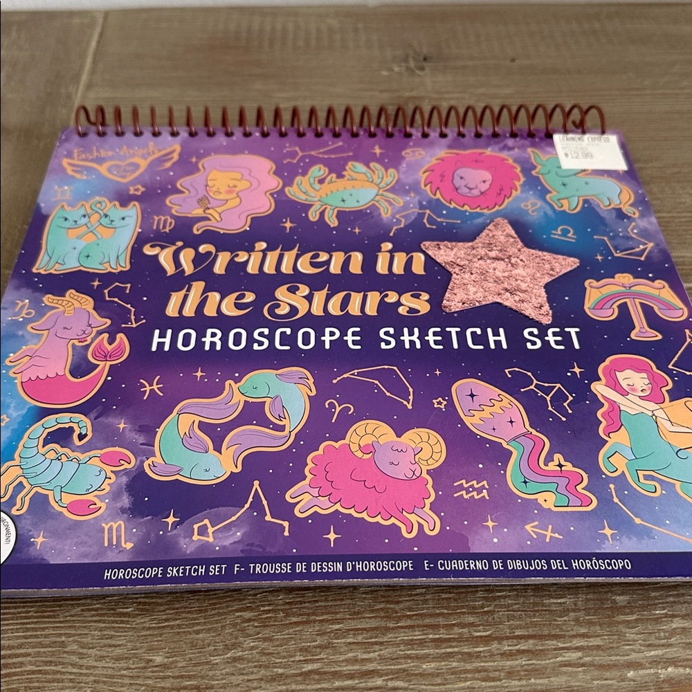Horoscope Sketch Set - Purple and Pink